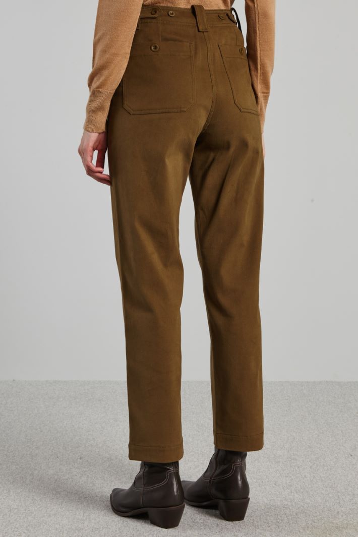 Cotton drill trousers Intrend - 2