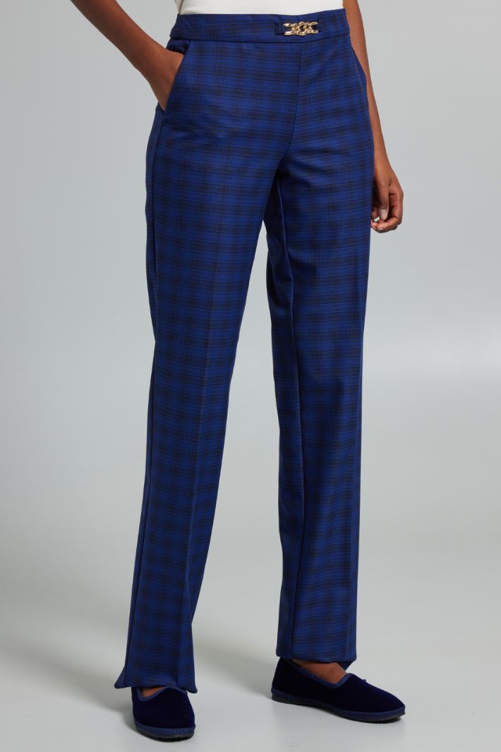 Chain-detailed trousers Intrend - 3