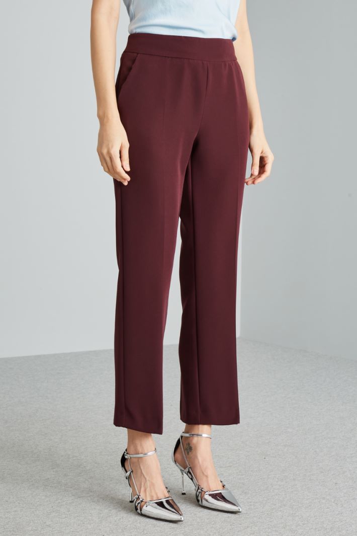 Straight-leg stretch trousers Intrend - 3