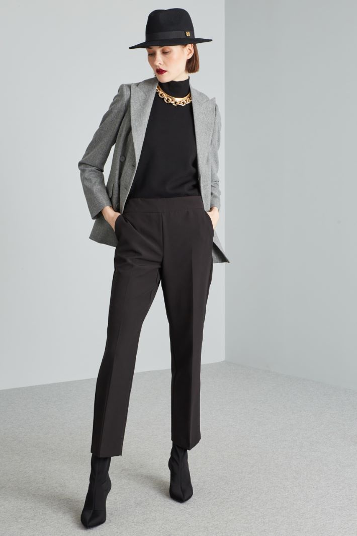 Straight-leg stretch trousers Intrend