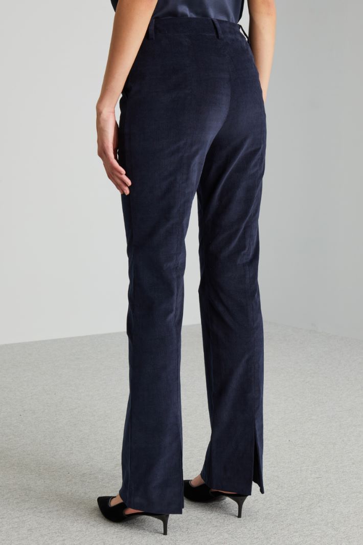 Slit-detailed trousers Intrend - 2