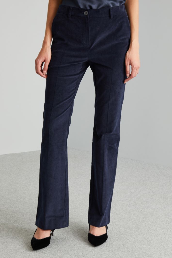 Slit-detailed trousers Intrend - 3