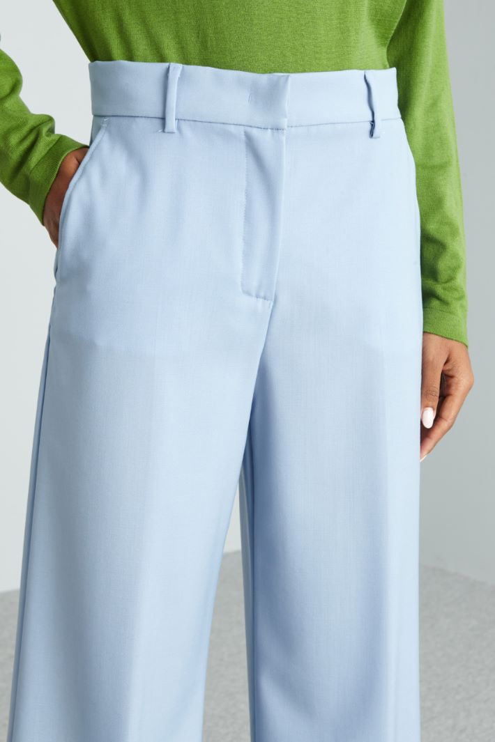 Pantalones amplios de tela Intrend - 4