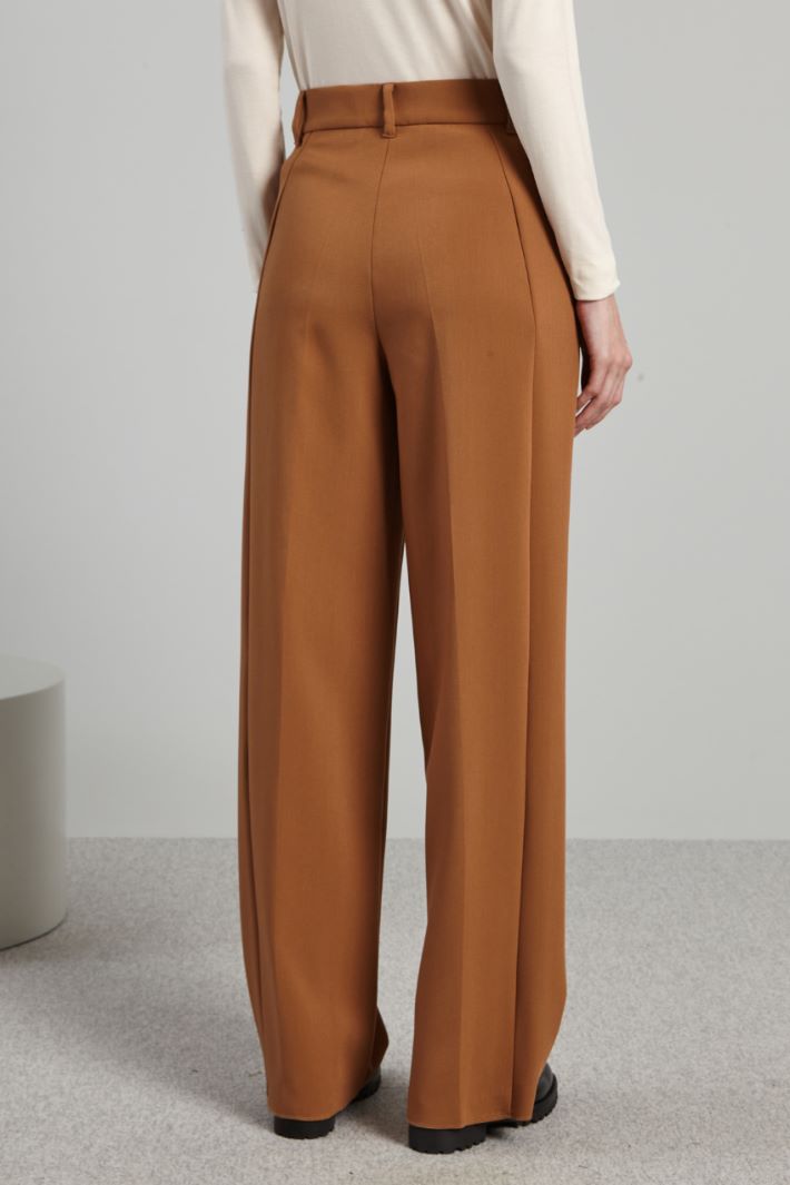 Pantalones rectos de tela Intrend - 2