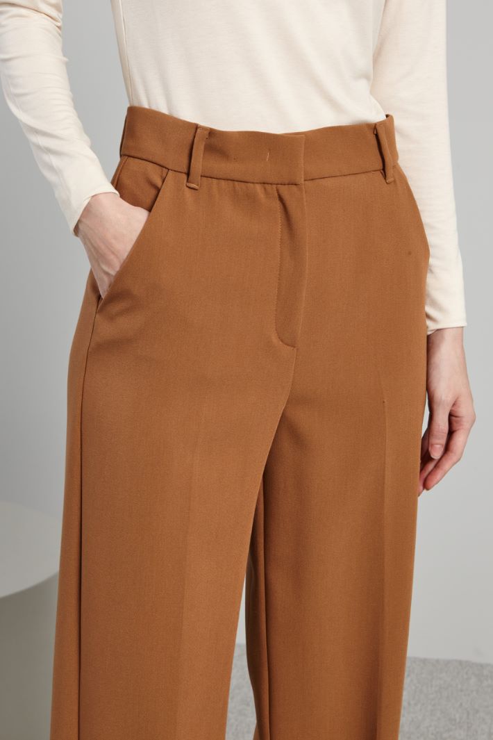 Pantalones rectos de tela Intrend - 4