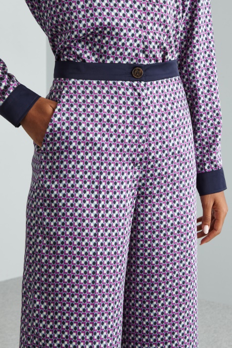 Pantaloni morbidi in twill