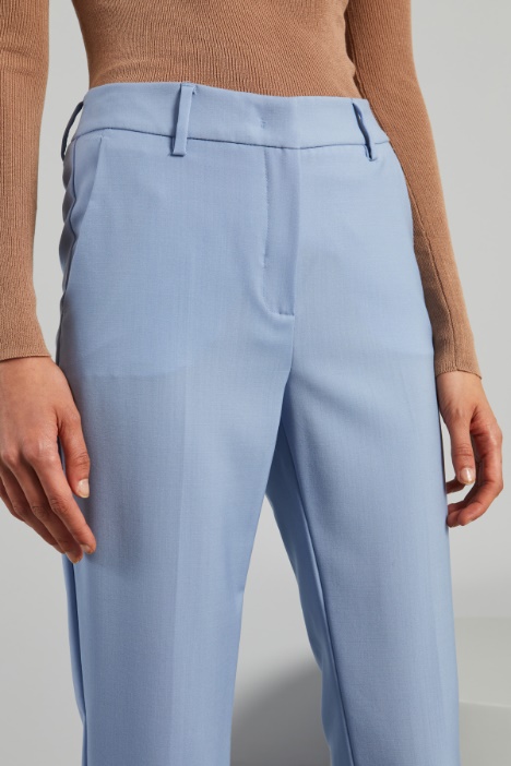 Pantaloni a sigaretta in lana