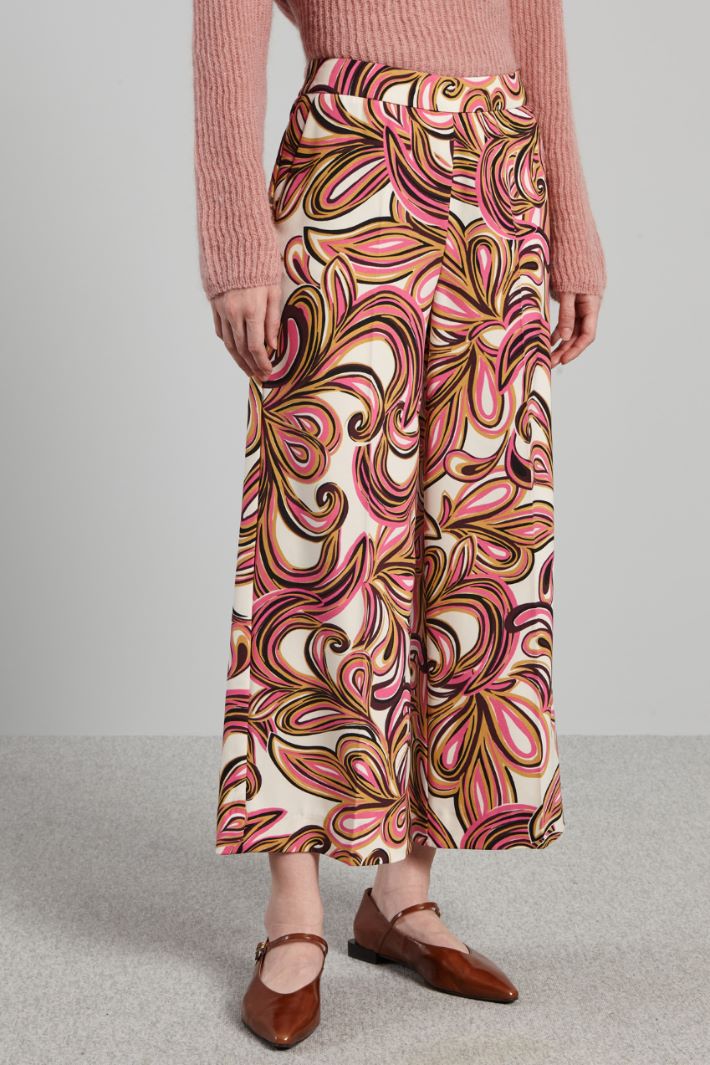 Printed sable trousers Intrend - 2