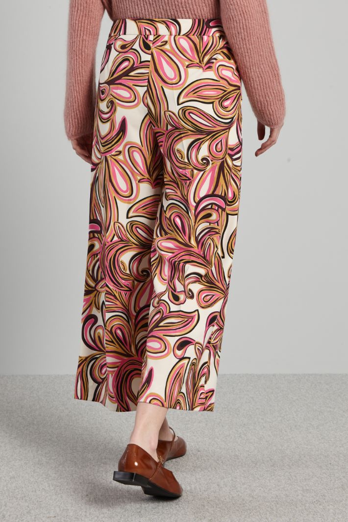 Printed sable trousers Intrend - 4