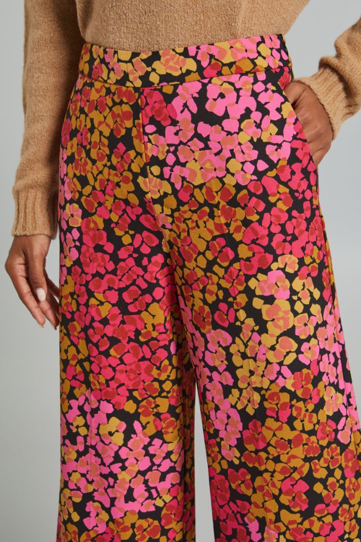 Printed sable trousers Intrend - 3