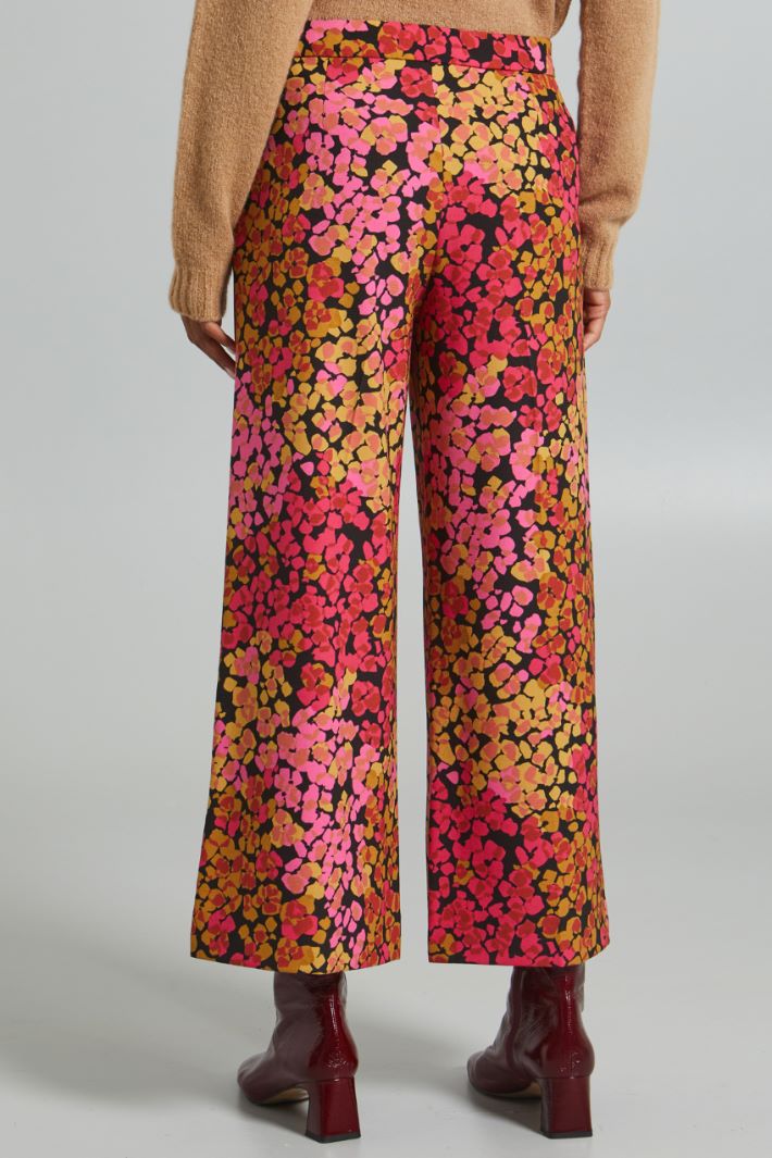 Printed sable trousers Intrend - 4