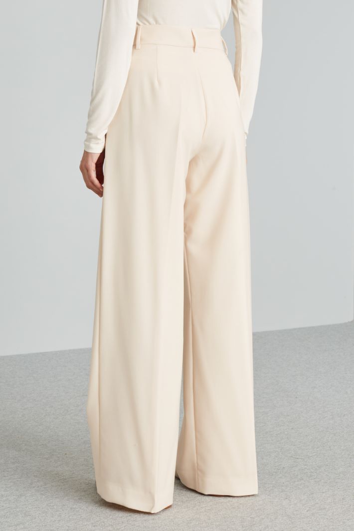 Palazzo trousers in wool Intrend - 2