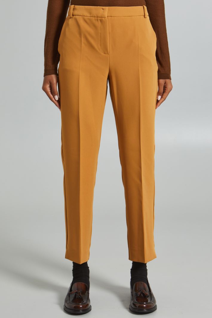 Slit-detailed trousers Intrend - 3