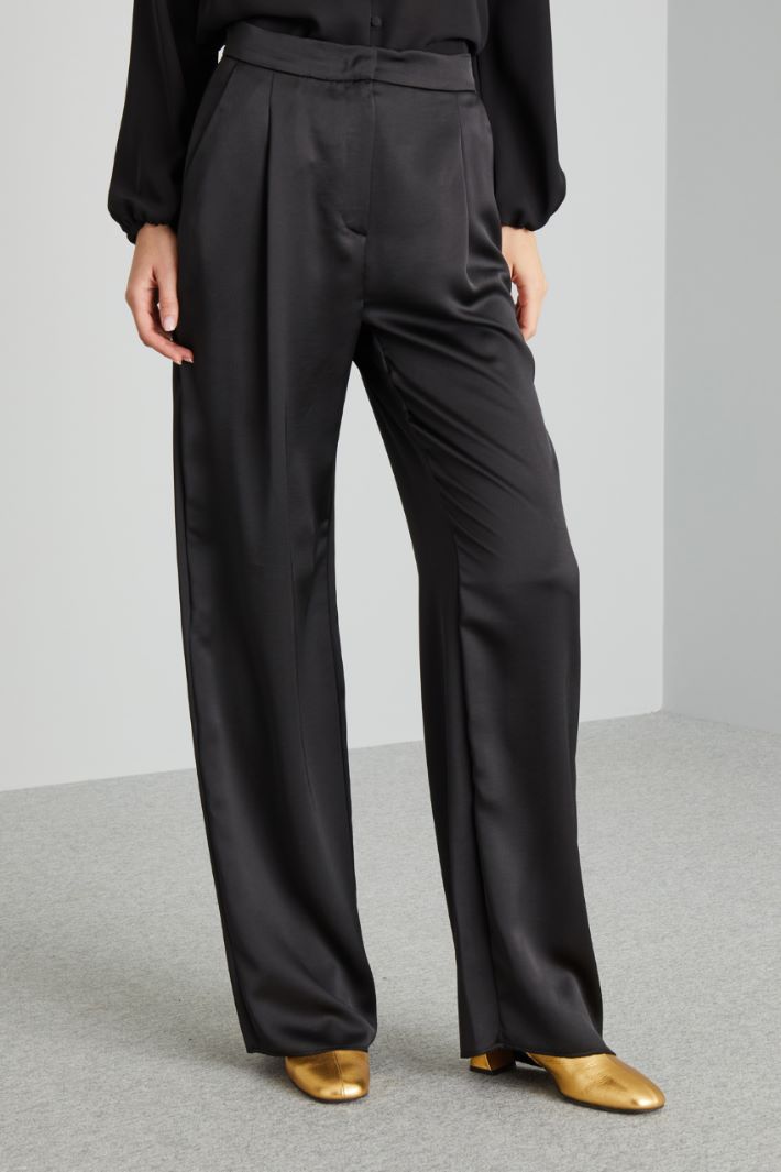 Satin trousers Intrend - 3