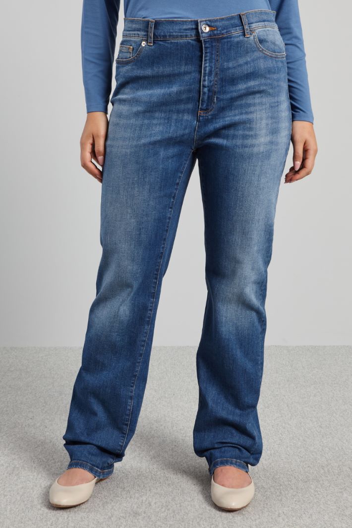 Stretch denim regular jeans Intrend - 3