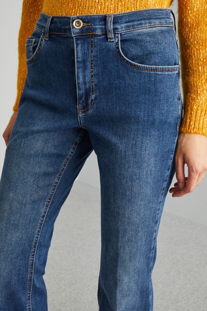 Bootcut jeans with fringed hem Intrend - 4