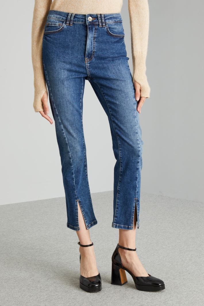 Jeans slim con spacchetti Intrend - 3