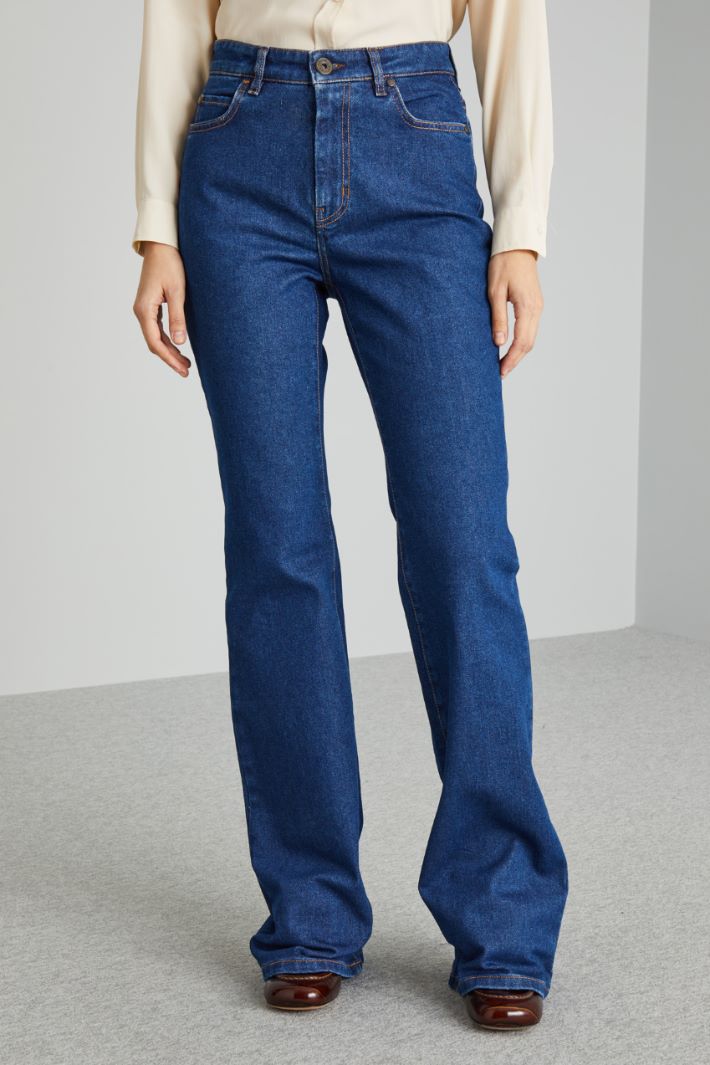 Bell bottom denim jeans Intrend - 3