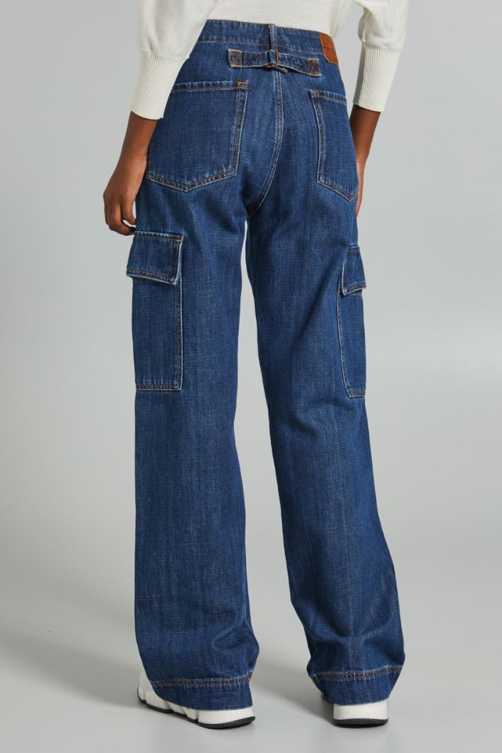 Jeans with pockets along the legs Intrend - 2