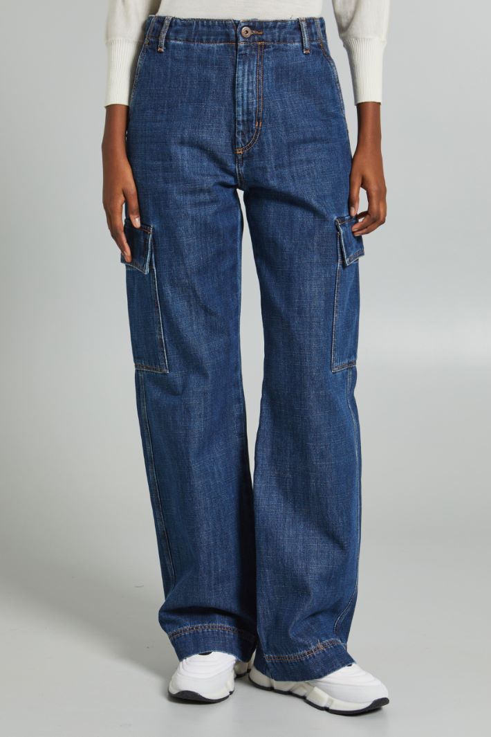 Jeans with pockets along the legs Intrend - 3