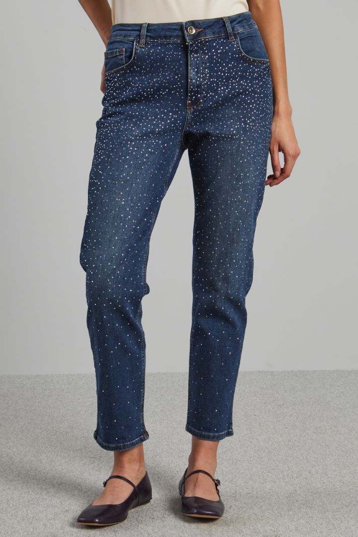 Rhinestone jeans Intrend - 3