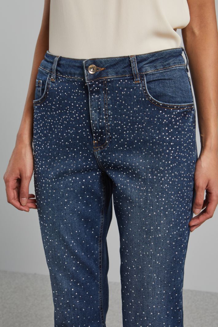 Rhinestone jeans Intrend - 4