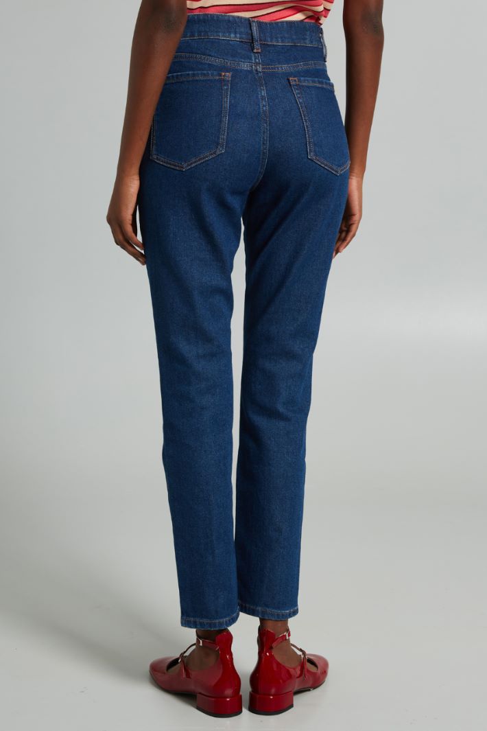 High waisted slim-fit jeans Intrend - 2