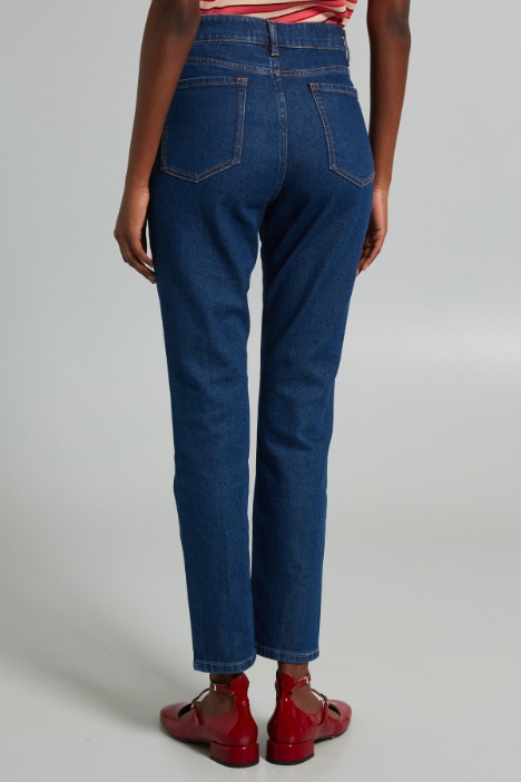 Jeans slim a vita alta