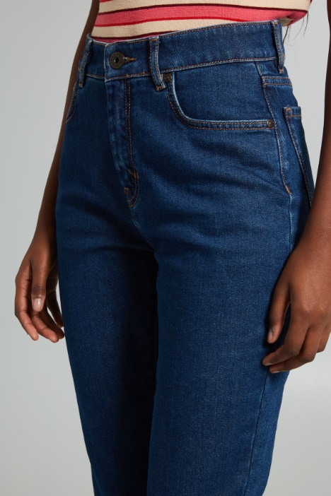 Jeans slim a vita alta