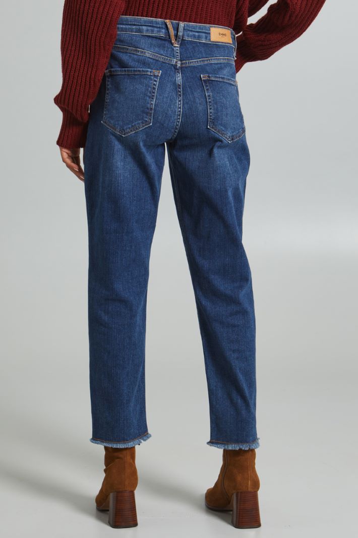 Jeans with fringed edges Intrend - 2