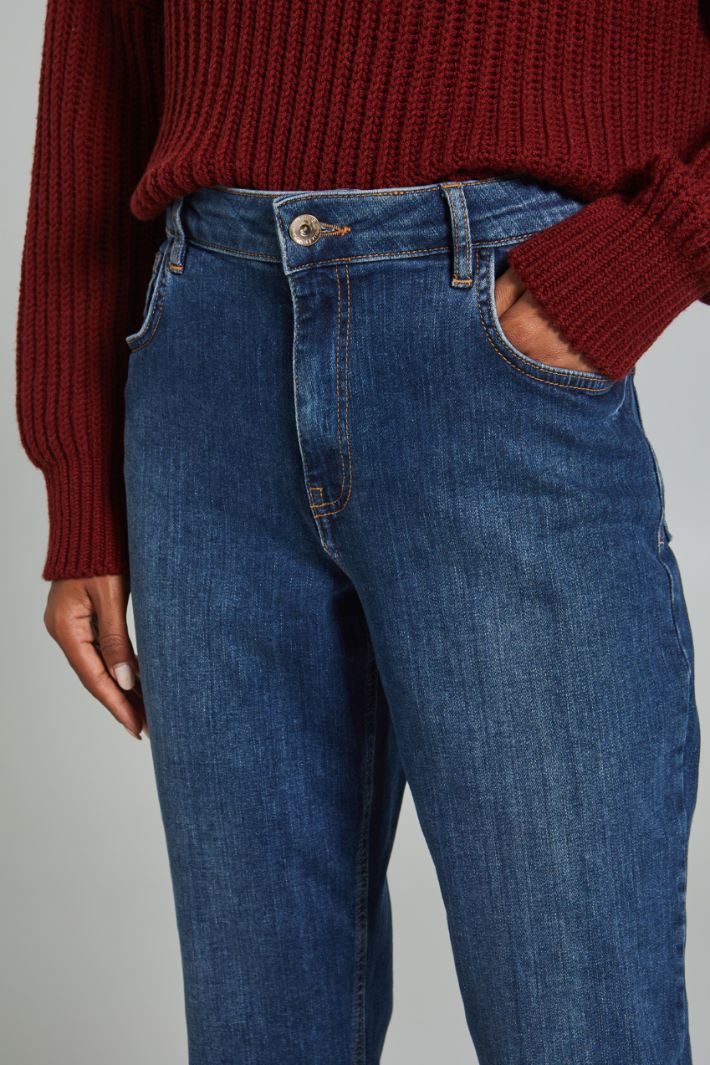 Jeans with fringed edges Intrend - 4