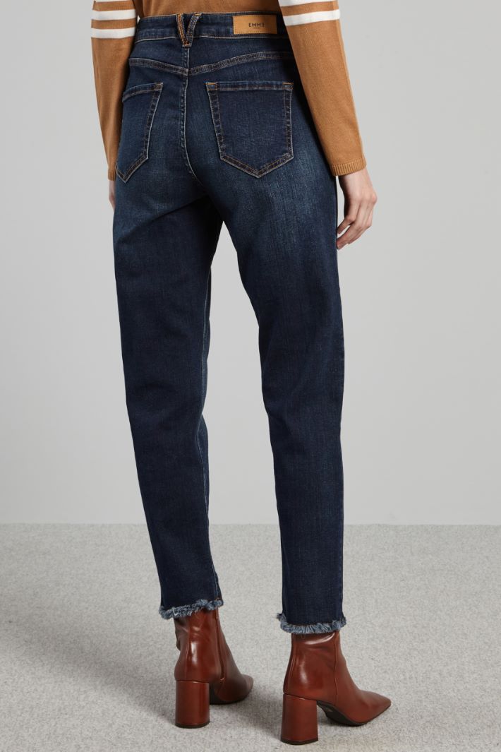 Jeans with fringed edges Intrend - 2