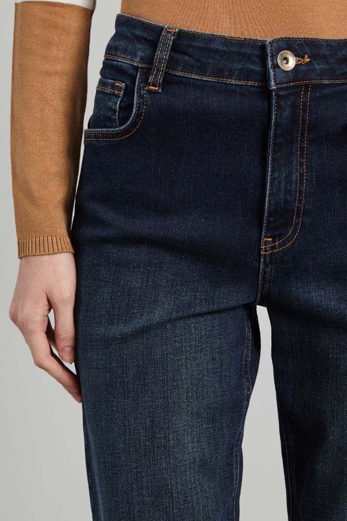 Jeans with fringed edges Intrend - 4