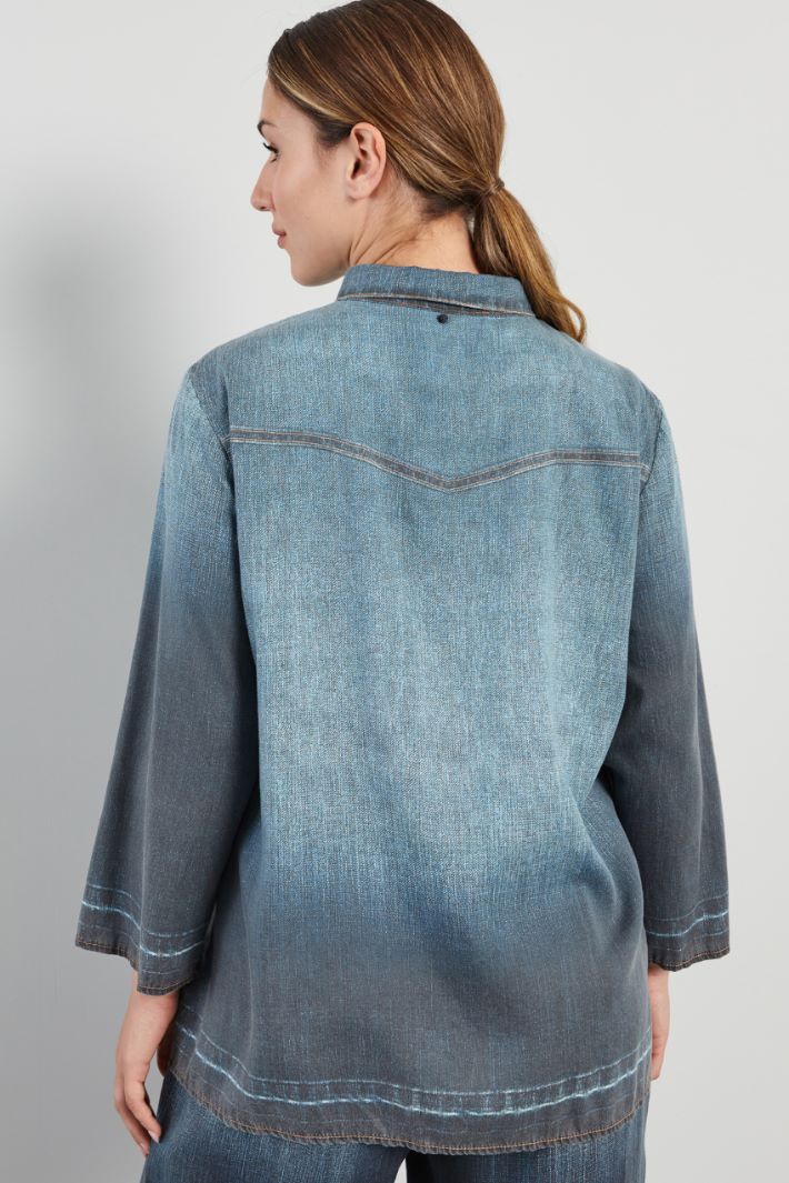 Denim-effect shirt Intrend - 2