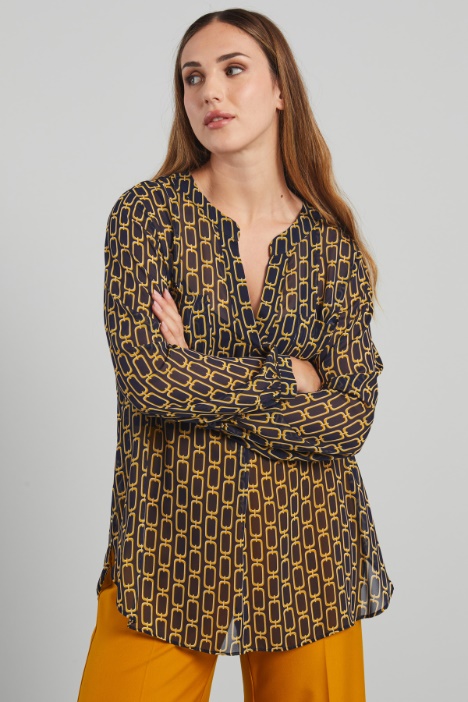 Printed georgette blouse Intrend