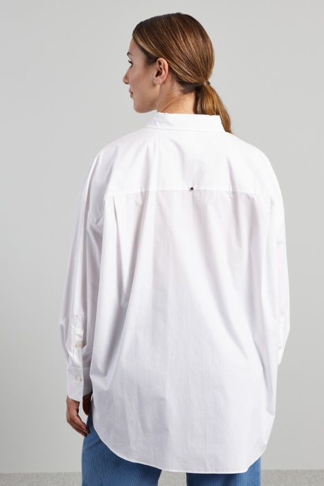 Camicia in popeline stampato