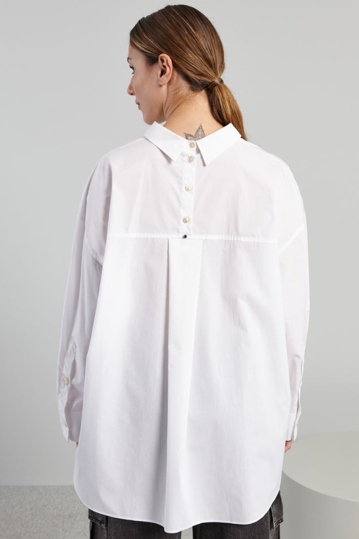 Cotton poplin shirt Intrend - 2