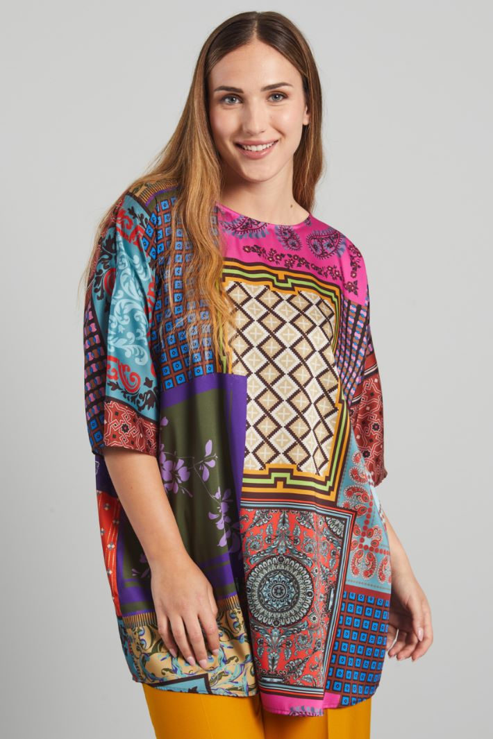 Loose and fluid tunic Intrend - 3