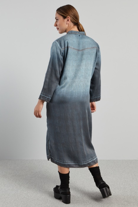 Chemisier effetto denim