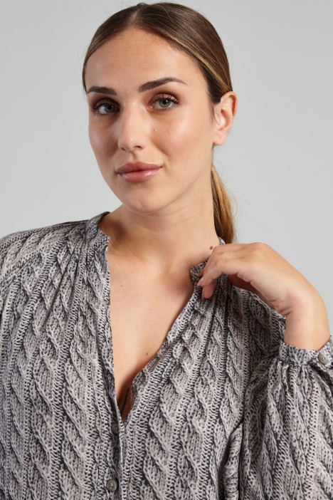 Abito lungo stampato