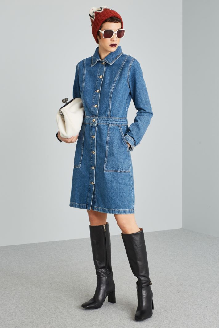 Denim shirt dress Intrend