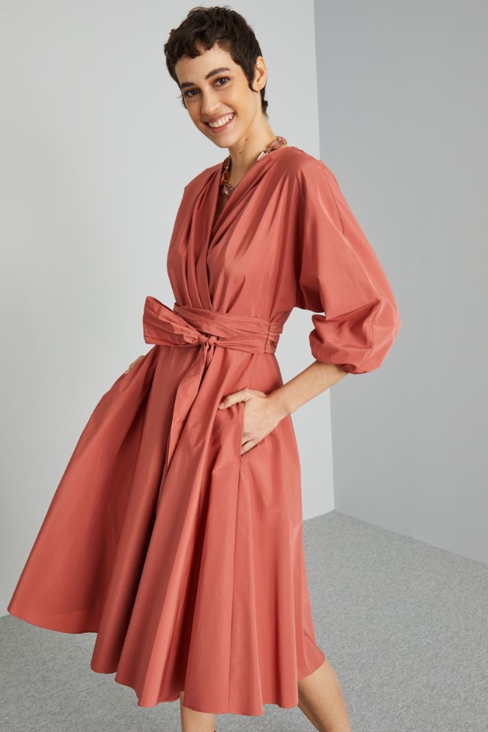 Taffeta wrap dress Intrend - 3