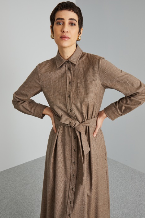 Abito in flanella di lana