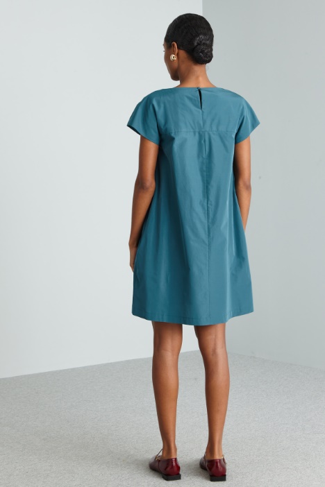 Abito in taffetà con fusciacca