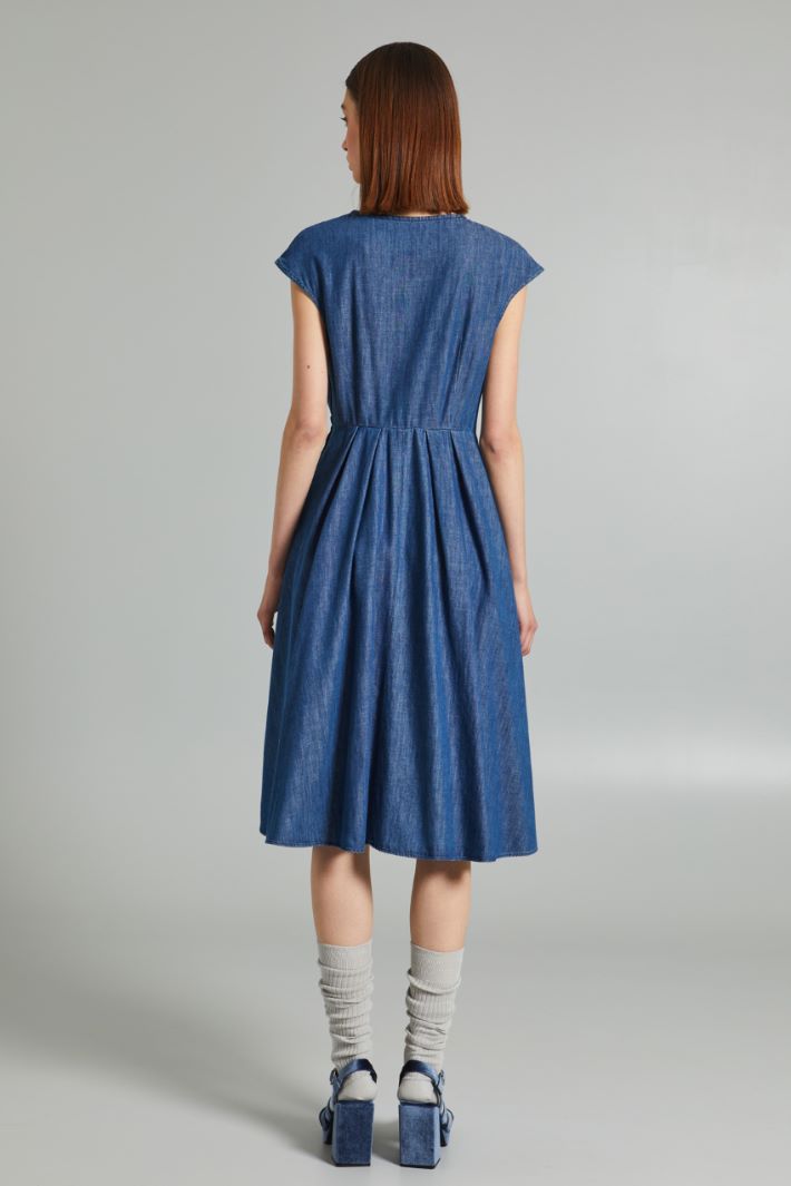 Pure cotton denim dress Intrend - 2