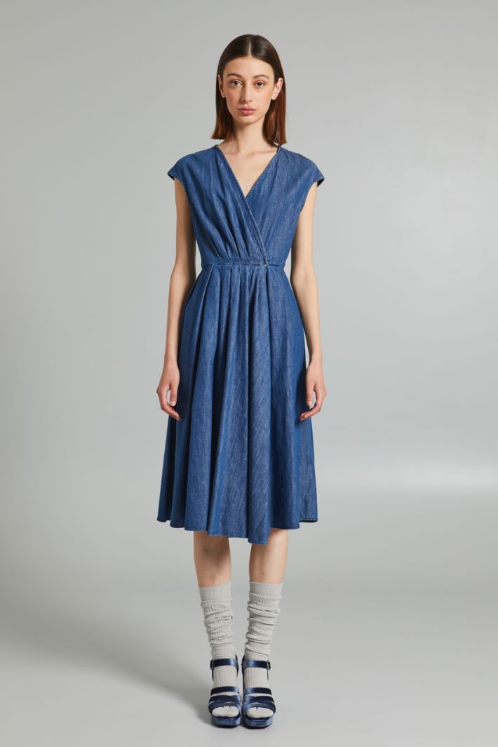 Pure cotton denim dress Intrend - 3