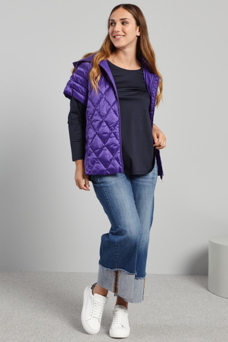 Water-repellent quilted gilet Intrend