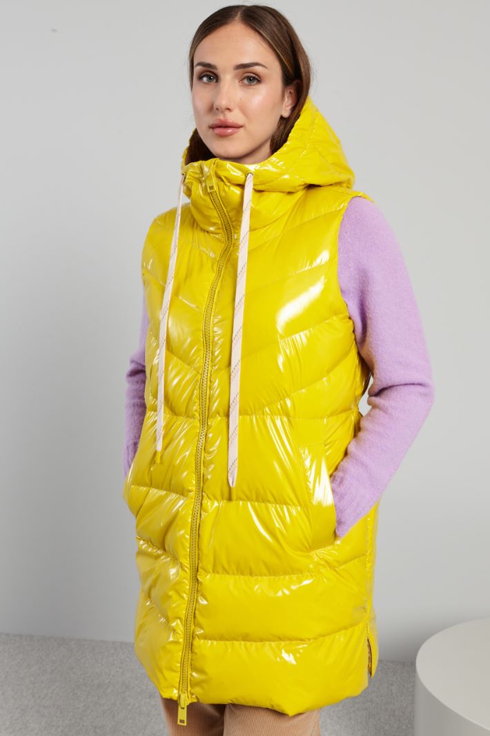 Quilted shiny gilet Intrend - 3