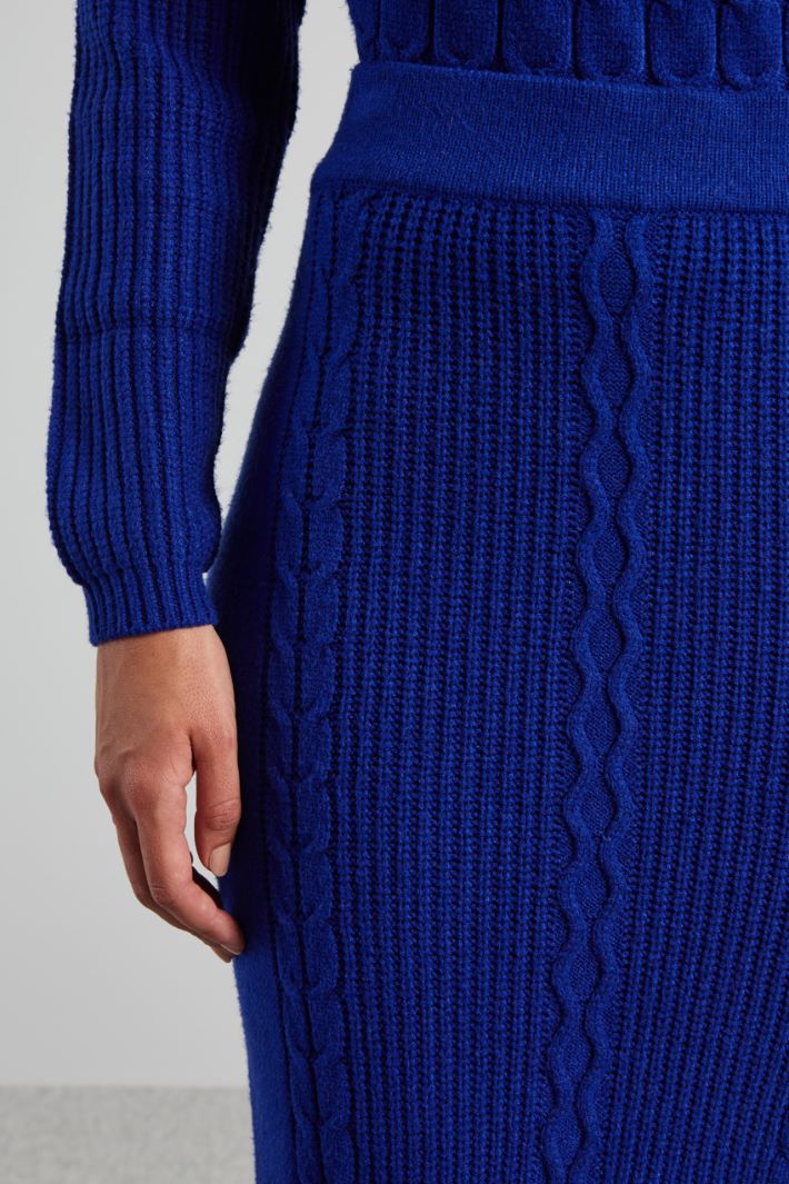 Cable-knit skirt Intrend - 3