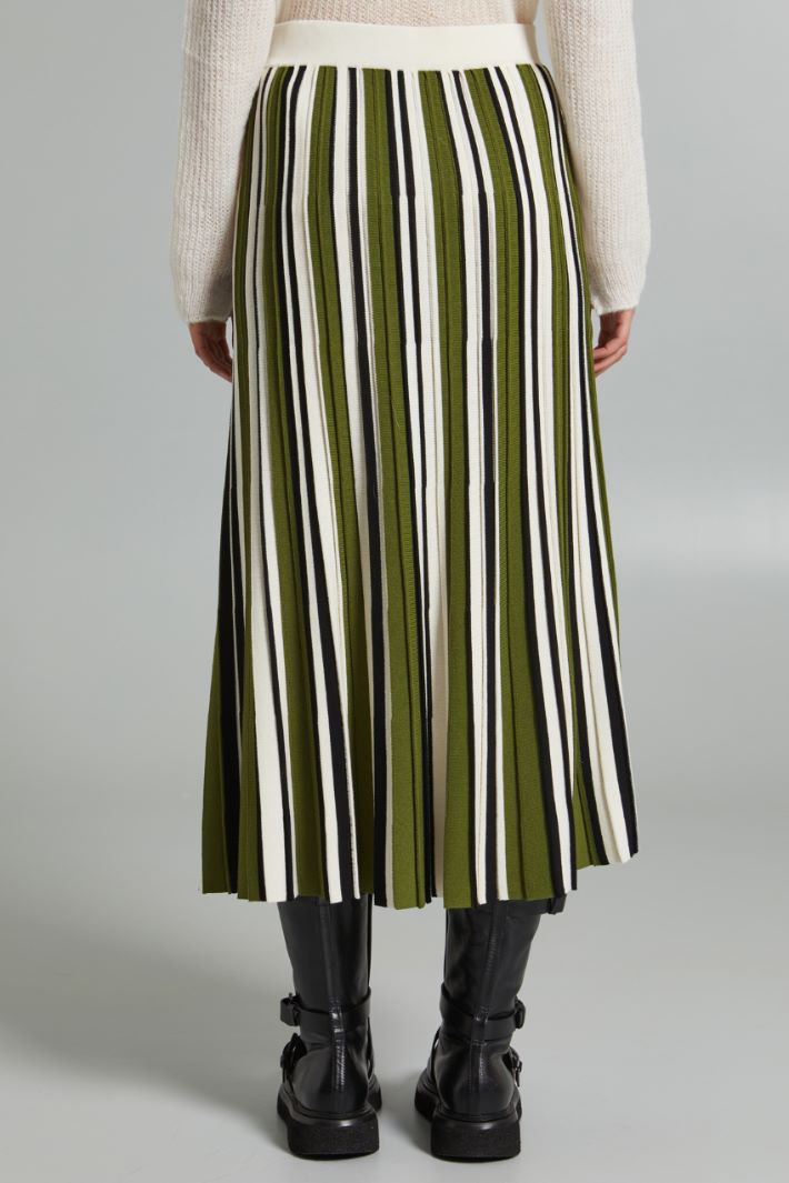 Pleated skirt in stretch yarn Intrend - 4